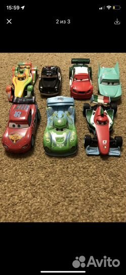 Машинки Дисней оригинал