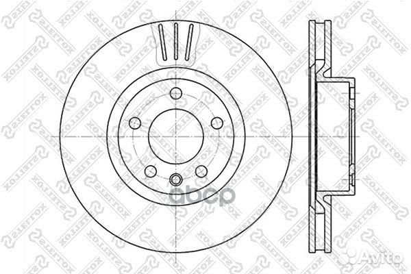 6020-3622V-SX диск тормозной передний Opel Ome