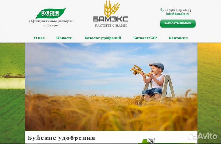 Создание сайта