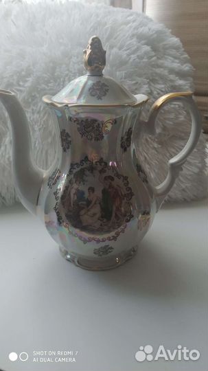Кофейник или чайник Мадонна ГДР и сахарница СССР