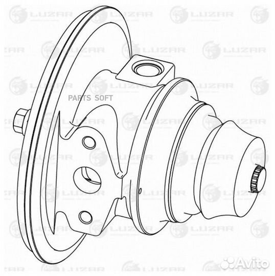 Luzar LAT5024 Турбина (картридж) MB sprinter 06- O