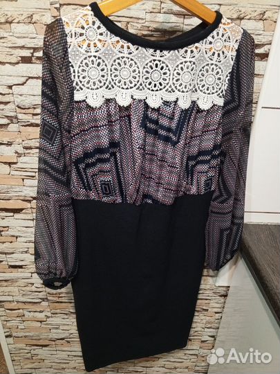 Шифоновое платье 54