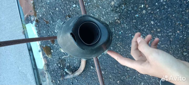 Глушитель Акрапович для мотоцикла