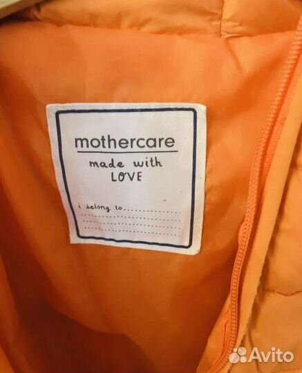 Куртка демисезонная mothercare 116