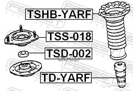 Пыльник переднего амортизатора Toyota Yaris