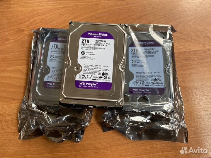 Жесткие диски для видеонаблюдения