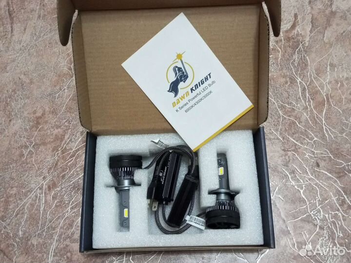 Новые led лампы H7 Dawn Knight K5C 40W 4300К