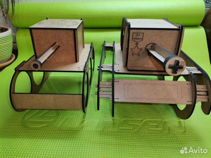 Ящик деревянный подарочный Танк под пиво