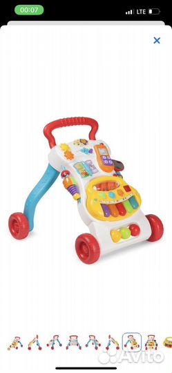 Ходунки каталка детские