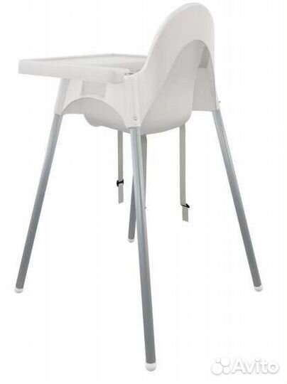 Детский стульчик antilop IKEA, белый