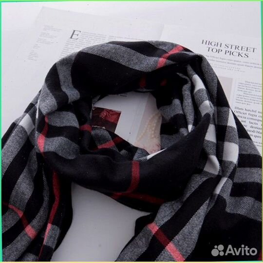 Тёплый шарф Burberry (S - XXL)