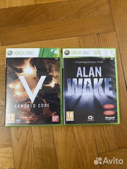 Комплект игр:Armored core V и Alan Wake(xbox 360)