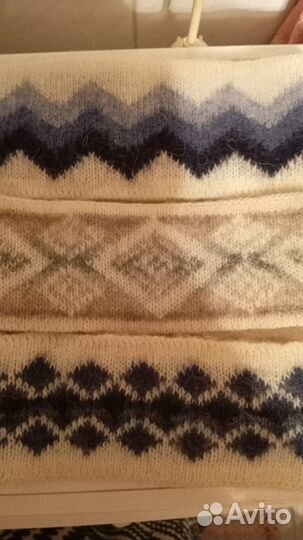 Шерстяная повязка на голову