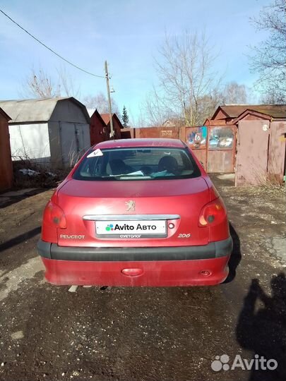 Peugeot 206 1.4 МТ, 2009, 206 000 км