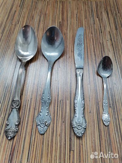 Столовые приборы, вилки, ложки, нержавейка СССР