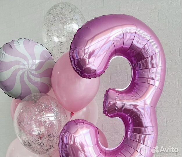Воздушные шары для девочки