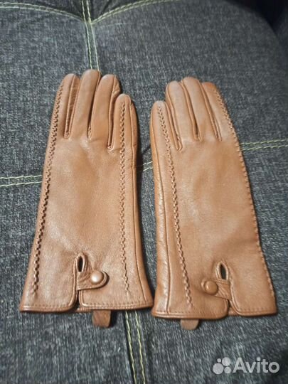 Перчатки кожаные
