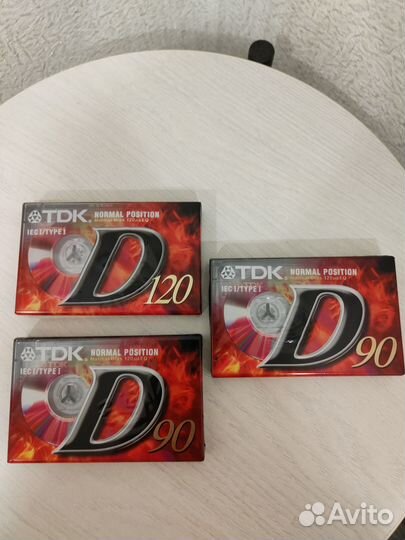 Аудиокассеты TDK D90,D120,FE90.Новые
