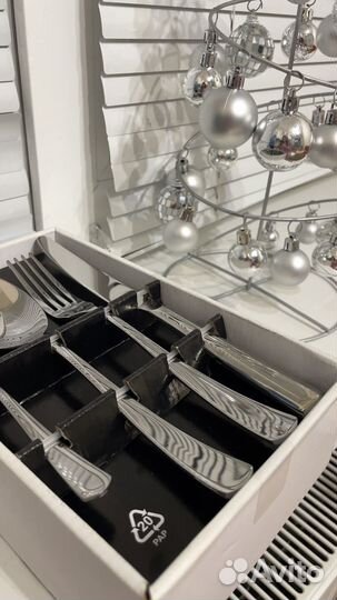 Набор столовых приборов IKEA sedlig оригинал