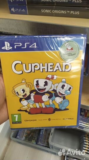 Cuphead PS4, русские субтитры