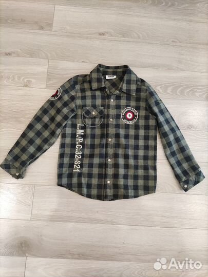 Рубашка + джинсы р.116