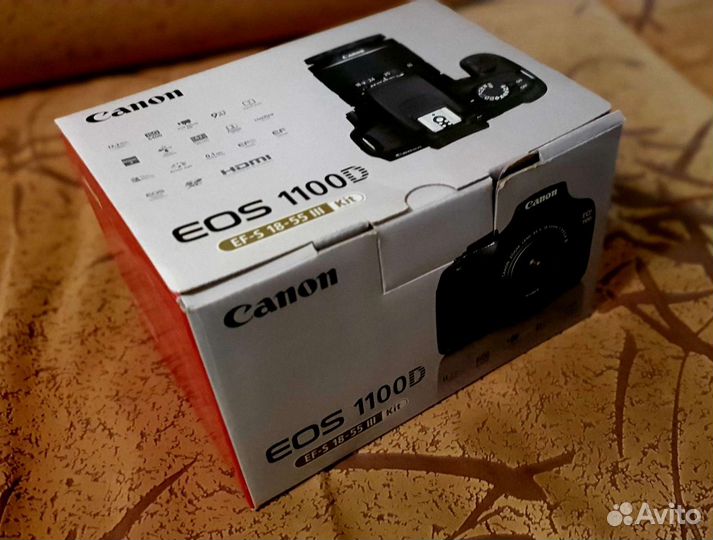 Коробка Canon EOS 1100D