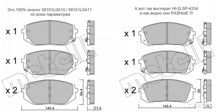 Колодки передние KIA K5 20- 58101L0A10