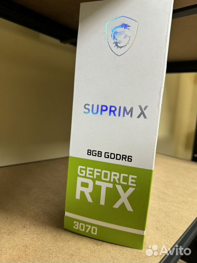 Новая Видеокарта MSI GeForce RTX 3070 suprim X