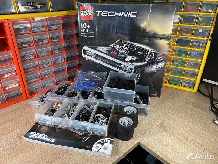 Lego Technic 42111 dodge charger доминика торетто