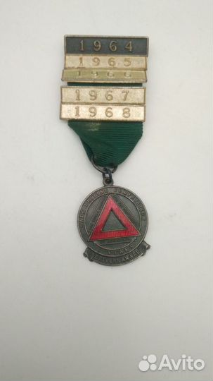 13 Медаль 1959 Safe Driving Competition, Royal