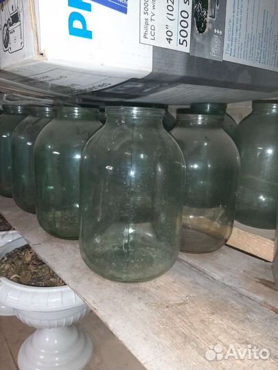Банки стеклянные 3 литра. 2 литра
