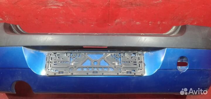 Логан бампер задний Logan фаза 1 синий до 2010 г