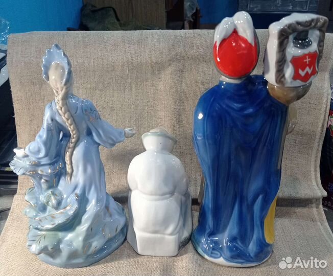 Статуэтки Гжель и Полонное