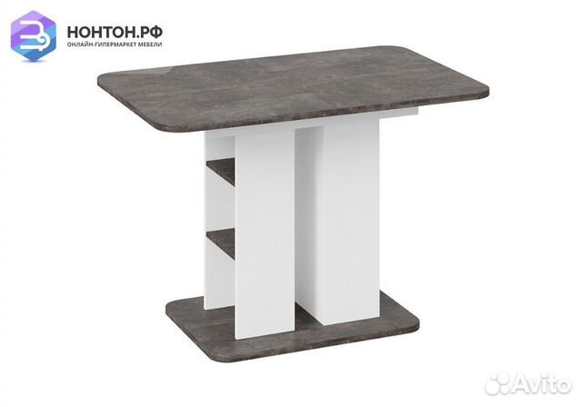 Стол обеденный Мюнхен тип 2 белый ясень / ателье т