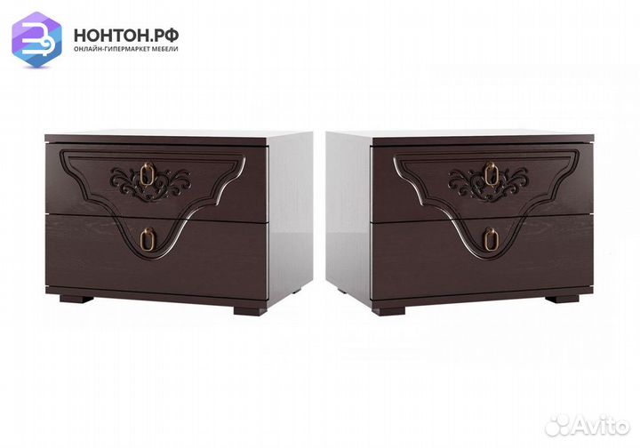Комплект тумб Престиж шоколад / венге