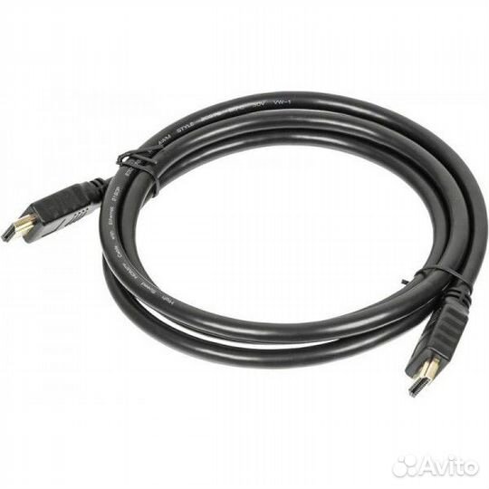 Кабель аудио-видео hdmi,длина 1м,черный