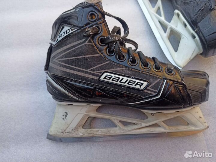 Вратарские детские хоккейные коньки bauer 170 YTH