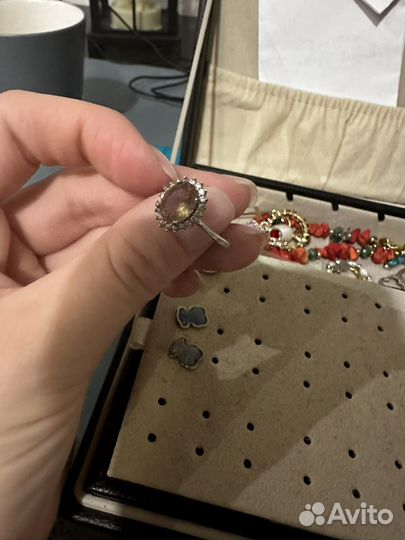 Серебряное кольцо с султанитом