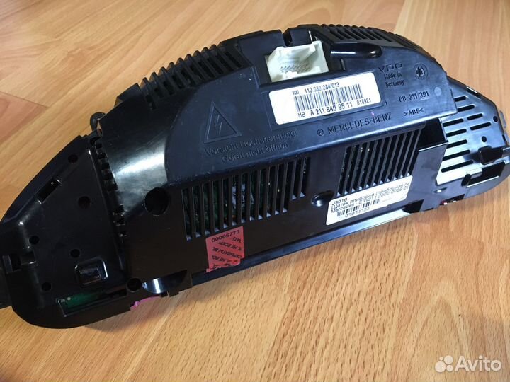 Щиток приборов w211