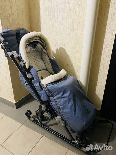 Коляска санки