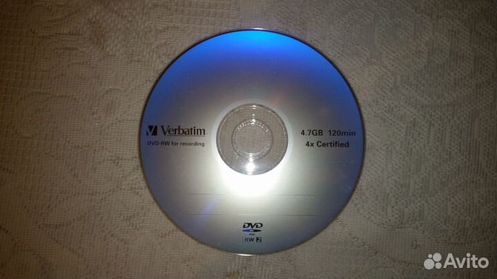 Диск (Болванка) Verbatim DVD-RW 4,7Gb