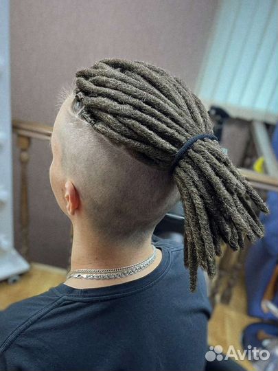 Дреды натуральные/безопасные/подплетение/коррекция