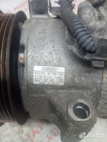 Компрессор кондиционера Toyota Auris 2zrfe 2007