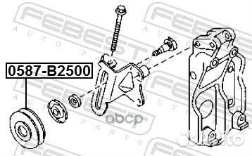 Ролик натяжной mazda BT-50 UN 2006-2011 шт