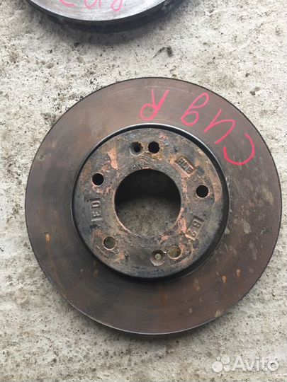 Киа Сид передний тормозной диск