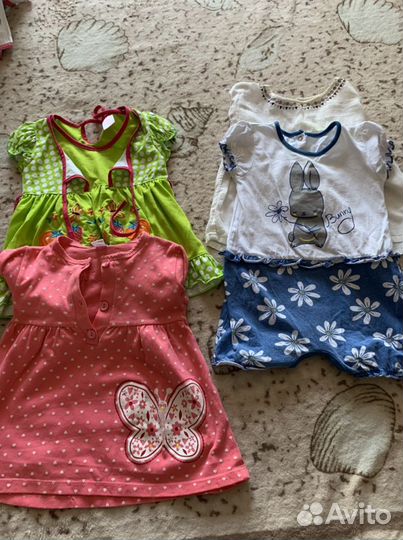 Пакет вещей на девочку 80-86