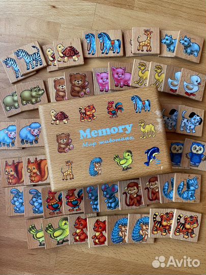 Развивающая игра Мемори Мир животных