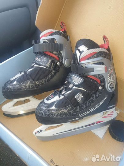 Коньки хоккейные Fila раздвижные р.32-35