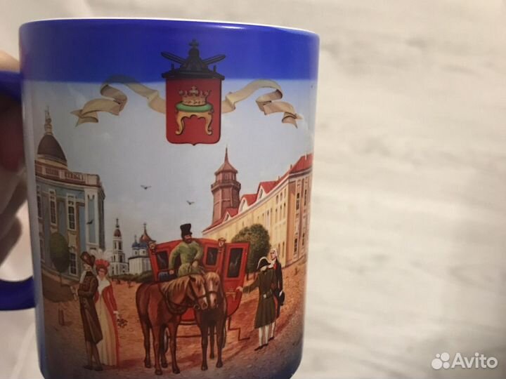 Кружка хамелеон с проявляющимся терморисунком