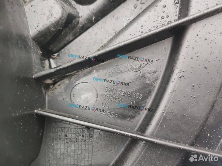 Крепление заднего бампера левое BMW X3 F25 2012